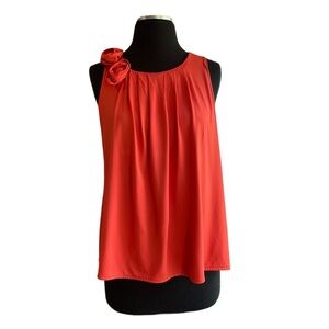 ***SOLD***Daisy & Clover Sleeveless Orange Top Size Medium